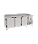 Balcão de Serviço Linha Professionale 3 Portas Com Pia 2Mt KBSP 220v Kofisa - Imagem 2