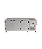 Balcão de Serviço Linha Professionale 3 Portas Com Pia 2Mt KBSP 220v Kofisa - Imagem 1