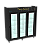 Expositor Auto Serviço Linha Blanc Preto 3 Portas 220v K3331 1240 Litros Kofisa - Imagem 1