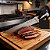 Faca Carne Açougue Churrasco Profissional 12" Corneta Premium - Imagem 2