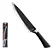 Faca Tubarão Sushi Sashimi Aço Inox 20cm Preto Corneta - Imagem 4
