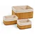 Kit Cesto Organizador Bambu Clink com 3 Peças - Imagem 1