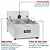Fritador Elétrico Duplo Cestos Sparados Inox Escovado FE/DE 6000w 220v Fire - Imagem 3