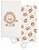 KIT COM 2 BABINHAS BABY LION / MARROM / U - Imagem 1