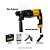 Martelete SDS-Plus 800W 127V Dewalt - Imagem 3