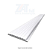 Forro PVC 7mm 20cm Frisado Branco 4m Allas - Imagem 1