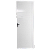 Porta Em Alumínio Lambril 0,80 x 2,10 (m) Branca Direita Reli - Imagem 1