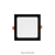 Painel Led Quadrado Embutir 18W 6500K AVANT - Imagem 1