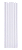 Painel Ripado Barra 6,3cm X 2,70m Branco - Imagem 1