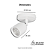 Spot Trilho Elegance 7W 3000k Bivolt Branco Avant - Imagem 2