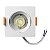 spot articulado led embutir quadrado branco 3w br 6000k vit - Imagem 1