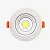 spot articulado led embutir redondo branco 5w am 3000k vit - Imagem 1