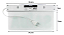 Placa de Emergência SAÍDA 1w VM 1 Lado 356x200mm BR  AVANT - Imagem 2
