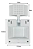 Luminária de Emergência Bloco 2w 300LM 1 Farol BR AVANT - Imagem 3