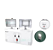 Luminária de Emergência Bloco 12w 2200LM 2 Farol BR AVANT - Imagem 1