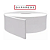 Rodapé EVA Autocolante Branco Liso 10cm X 5m  DAPAREDE - Imagem 1