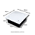 Caixa Passagem Embutir 41x41 AC&A - Imagem 3