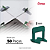 Espaçador Nivelador de Piso 2,0 mm Eco Verde 50 Peças Cortag - Imagem 3