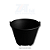 Balde Obra Pvc Preto 12L Inkor - Imagem 1