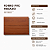 Forro PVC 6 mm 20 cm Imbuia Frisado 6 m Fortplast - Imagem 3