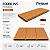 Forro PVC 6 mm 20 cm Cerejeira Frisado 6 m Fortplast - Imagem 3
