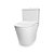 Kit Vaso Sanitário Duplo Acionamento + Caixa Acoplada + Assento Branco 6 L Manplex - Imagem 1