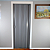Porta PVC Sanfonada 2,10x0,80 m Cinza Plastilit - Imagem 2