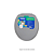 Assento Almofadado Cinza Claro Plastilit - Imagem 1