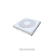 Grelha Quadrada Branca 100MM Plastilit - Imagem 1