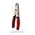 Alicate Corte Diagonal Duplo 6" Ref.5141 Lotus - Imagem 1