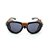 Óculos Prorider - Solar Preto com Lentes Preta Fumê com detalhe marrom - dr12 - Imagem 2