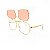 Prorider Ethienne- receituário dourado com lente de apresentação e solar rosa - Imagem 2