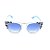 Óculos de Sol Prorider Detalhado Transparente e Azul com Lente Degradê Azul - KD8041C2 - Imagem 2