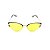 Óculos de Sol Prorider Dourado e Detalhes em Preto com Lente Fumê Amarela  - 17205-56 - Imagem 1