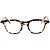 Óculos Receituário Robert La Roche Retrô Preto e Amarelo Mesclado com Lentes de Apresentação - CA94C12 - Imagem 2
