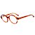 Óculos Receituário Robert La Roche Retrô Marrom Mesclado com Lentes de Apresentação - CA68C2 - Imagem 1