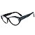 Óculos Receituário Robert La Roche Retrô Preto Detalhado com Lentes de Apresentação - LR252C2 - Imagem 1