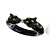 BRACELETE IMÃ RESINA LEOPARDO SMALL SPOT PRETO DOURADO COLEÇÃO FELINA NÁDIA GIMENES - Imagem 1