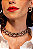 COLAR CRAVEJADO ELOS VINTAGE GOLD JULIANA MANZINI - Imagem 3