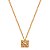 COLAR MINI SPIKE DOURADO COM STRASS ROSANA BERNARDES - Imagem 1