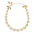 COLAR URBAN POWER EM RESINA DOURADO E BEGE - Imagem 1