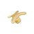 ANEL URBAN DUO LONG DOURADO - Imagem 1