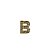 BOTTON LETRA B DOURADO - Imagem 1