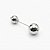 BROCHE ALFINETE BOLA METAL PRATEADO NADIA GIMENES - Imagem 2