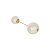 BROCHE ALFINETE BOLA METAL DOURADO PEROLA - Imagem 2