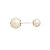 BROCHE ALFINETE BOLA METAL DOURADO PEROLA - Imagem 1