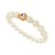 PULSEIRA PEROLA SHELL CHRISTAL DOURADO VINTAGE ROSE NADIA GIMENES - Imagem 1