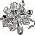 BRACELETE DHALIA PRATEADO ANNA PRATA - Imagem 1