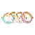 PULSEIRA CANDY APLIQUE AZUL DOURADA ROSANA BERNARDES - Imagem 1