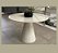 Mesa de Jantar Cone Laqueada com vidro 130cm de diâmetro - Imagem 2